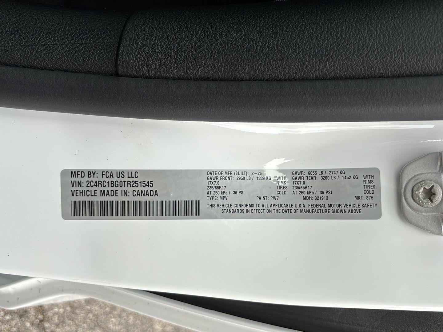 2026 Chrysler Pacifica PACIFICA SELECT