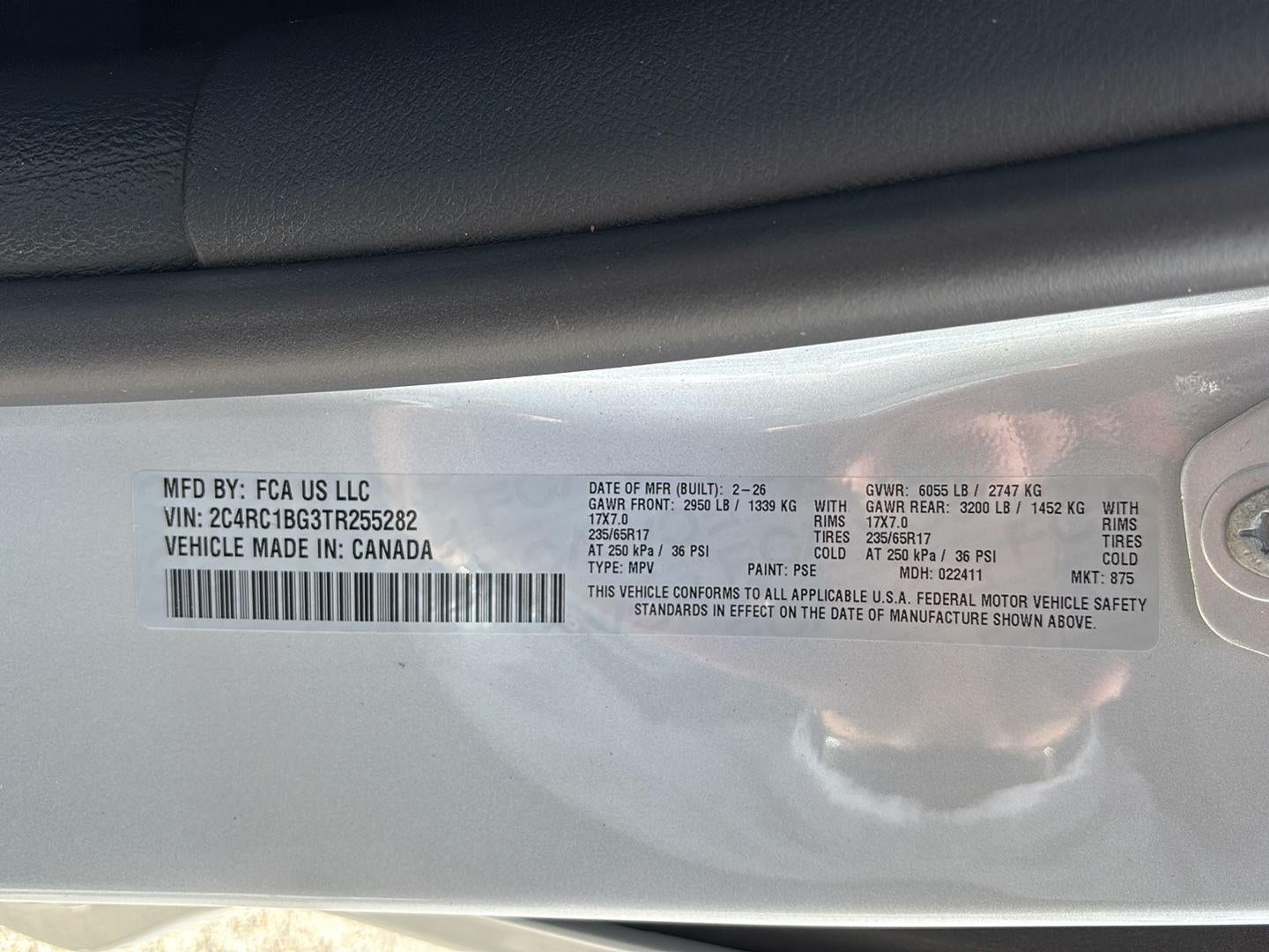 2026 Chrysler Pacifica PACIFICA SELECT