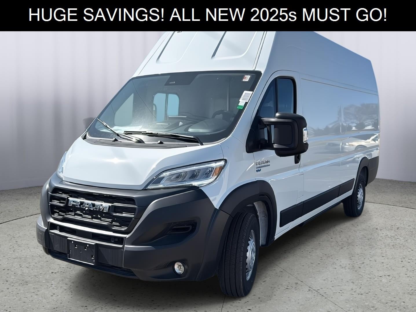 2025 RAM ProMaster Cargo Van EV RAM PROMASTER EV STEP VAN SUPER HIGH ROOF 159' WB EXT