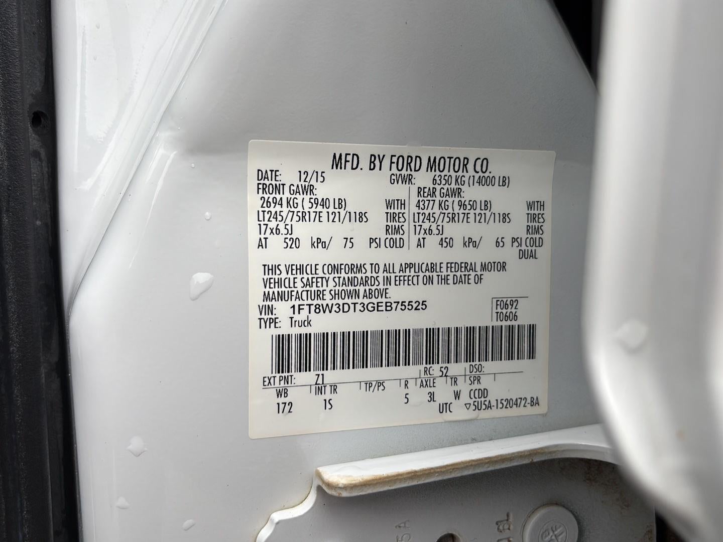 2016 Ford Super Duty F-350 DRW XL