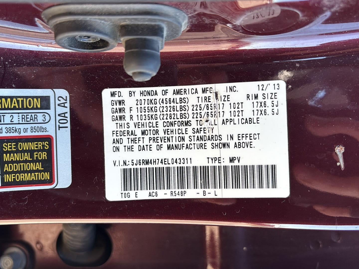 2014 Honda CR-V Base