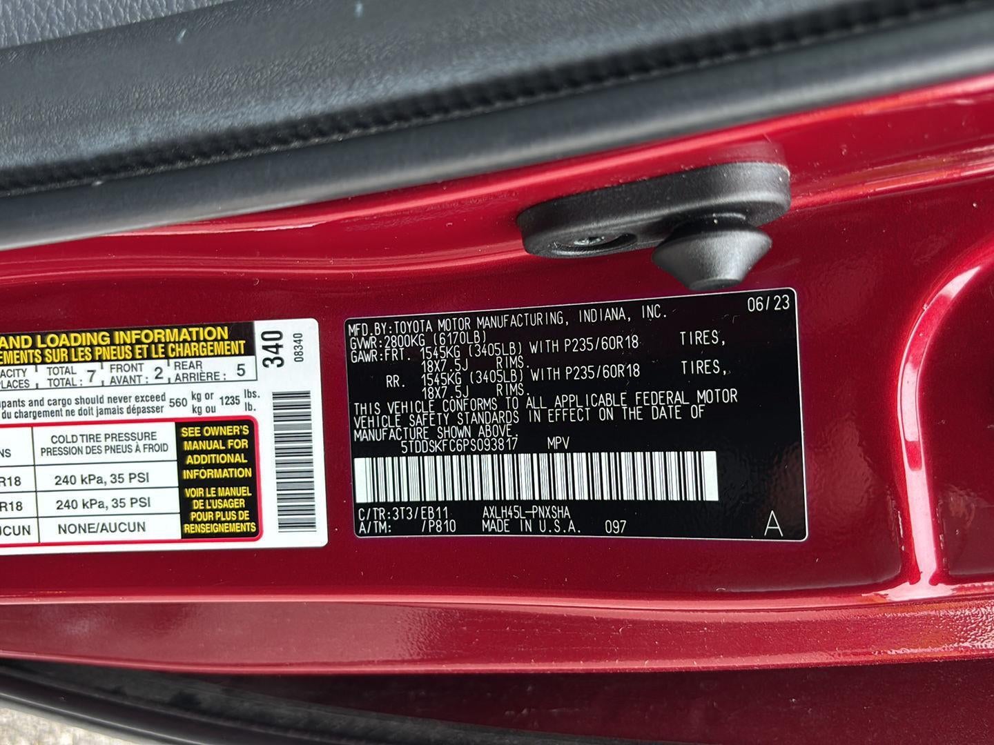 2023 Toyota Sienna XSE