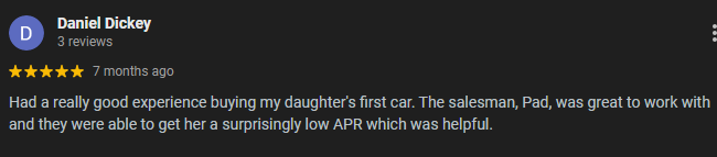 Briggs Chrysler Dodge Jeep Ram of Fort Scott - Google Review 2