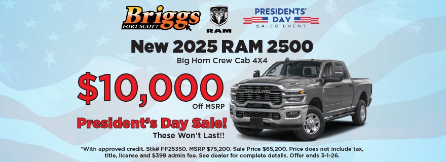 New 2025 RAM 2500