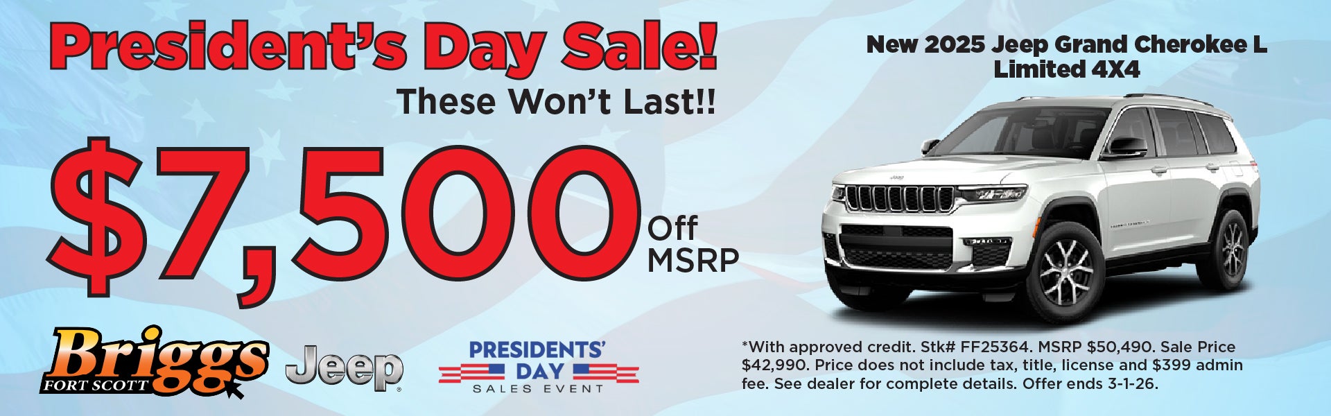 New 2025 Jeep Grand Cherokee L Limited 4x4